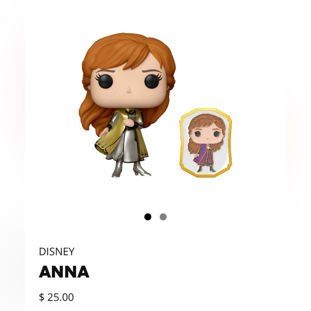 New Exclusive Disney’s Movie Frozen Princess Anna Funko Pop & Collectible Pin